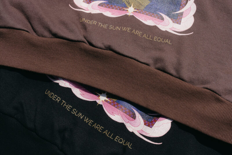 Sunset Boulevard X Reflection VINTAGE BROWN HOODIE - Image 8