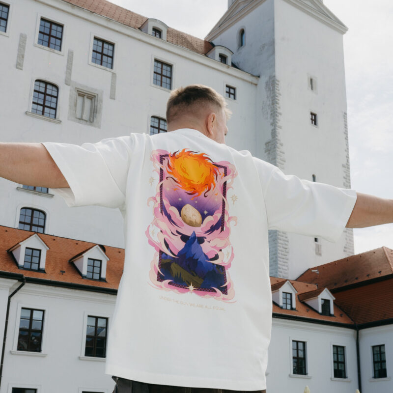 Sunset Boulevard X Reflection CREAM TEE