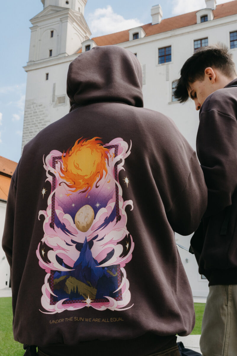 Sunset Boulevard X Reflection VINTAGE BROWN HOODIE - Image 3