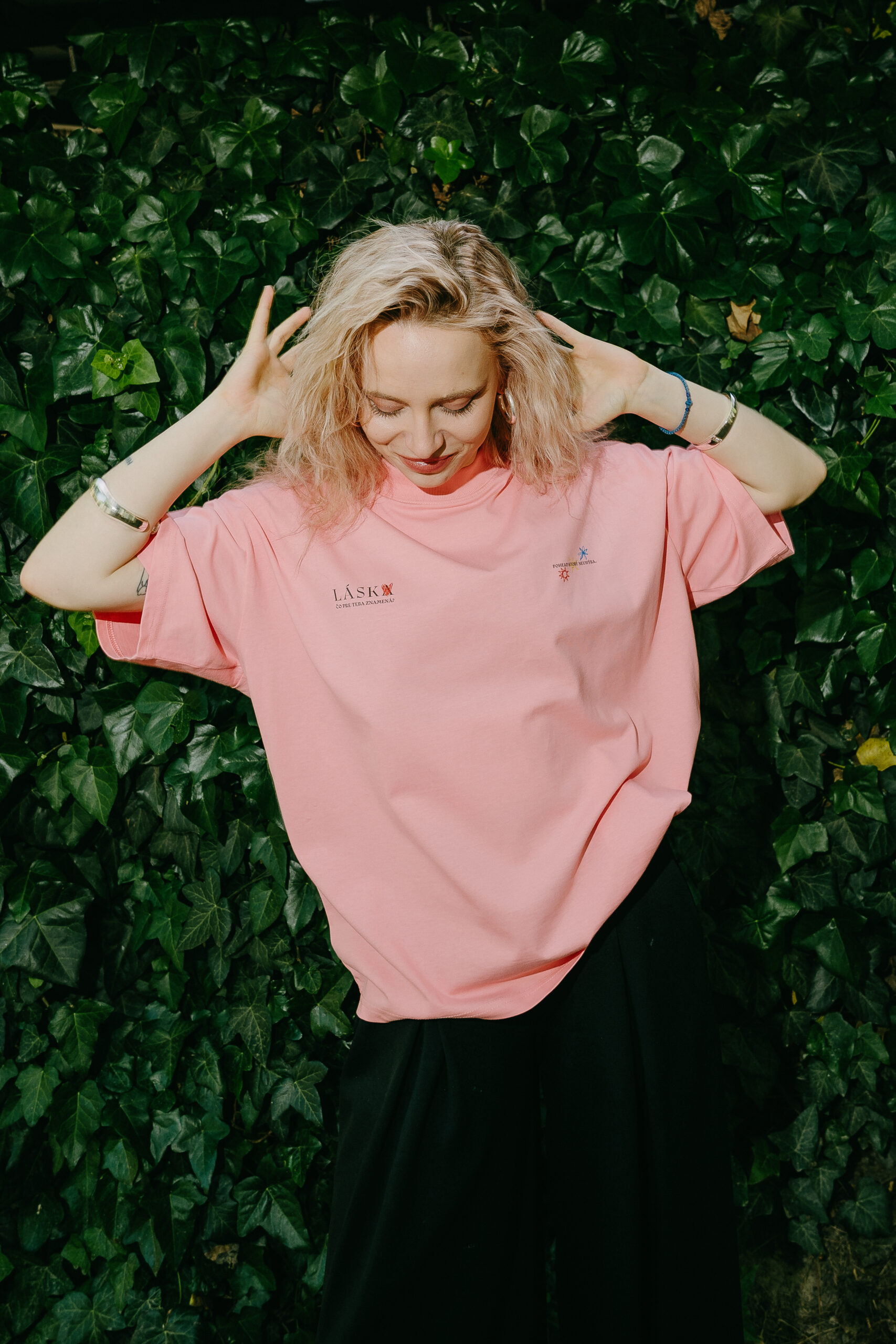 LÁSKA PINK TEE – Obrázok 2