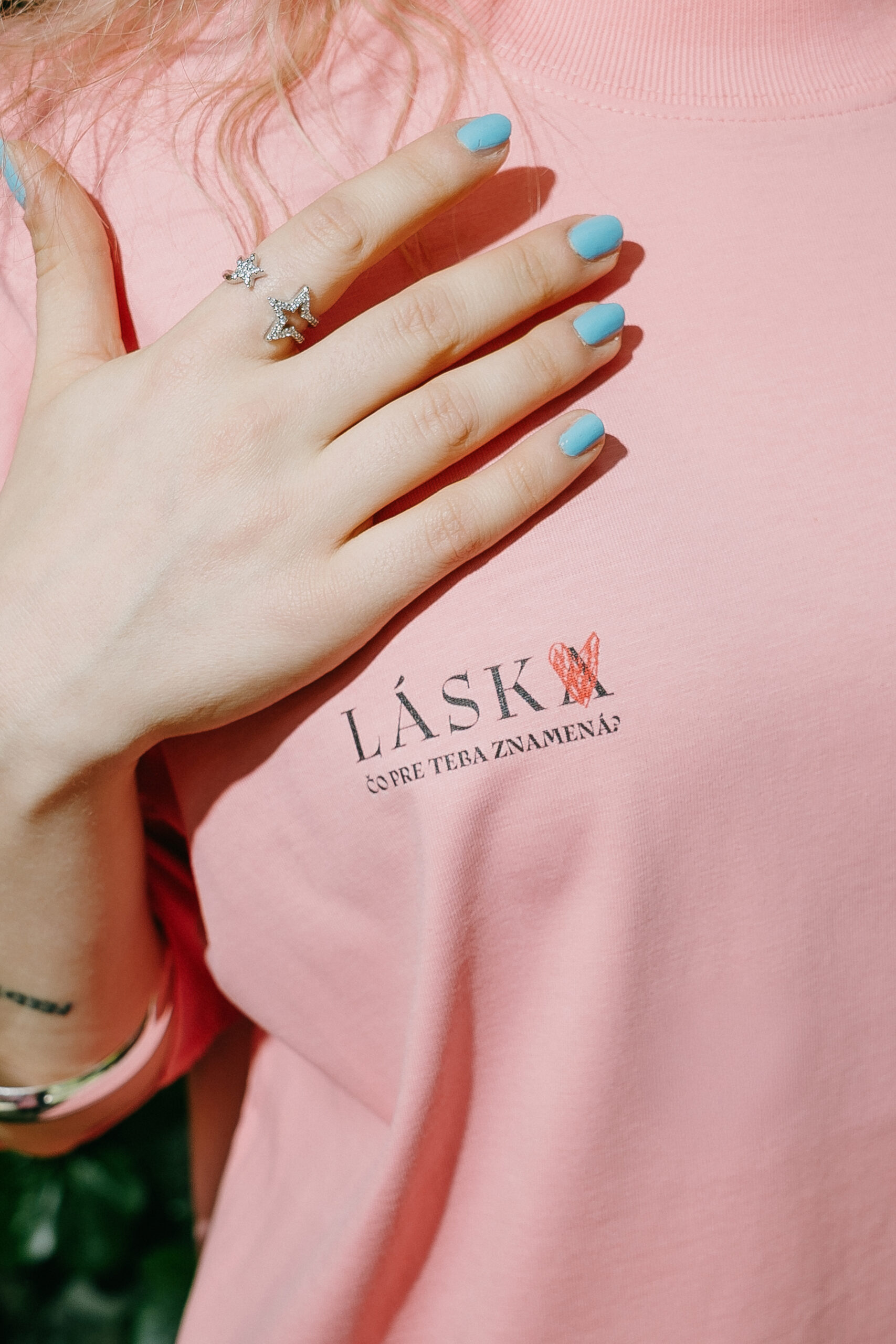 LÁSKA PINK TEE – Obrázok 10